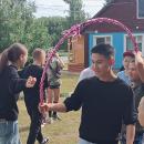 Торжественное открытие первой смены в лагере 